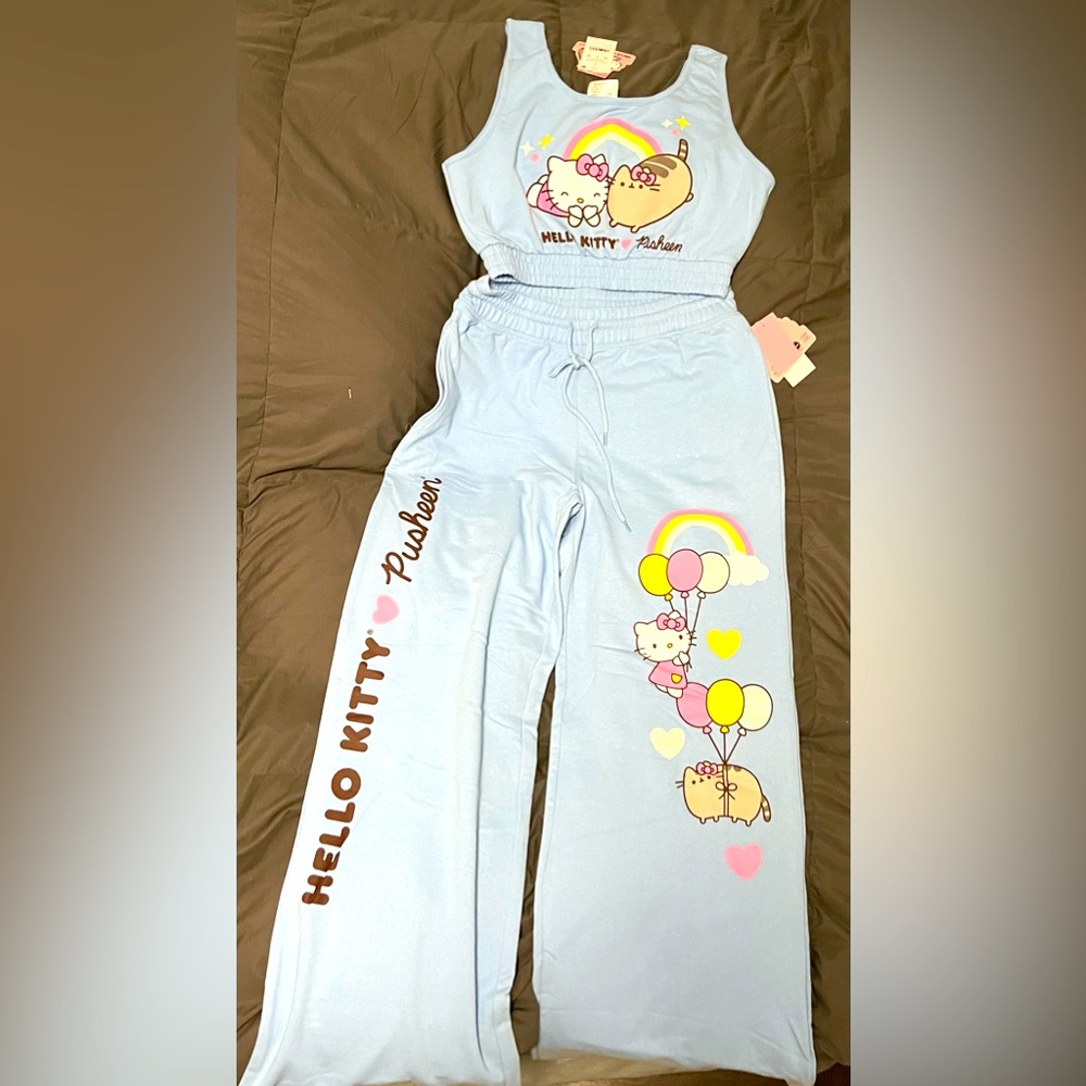 Hello Kitty x Pusheen Top & Bottom